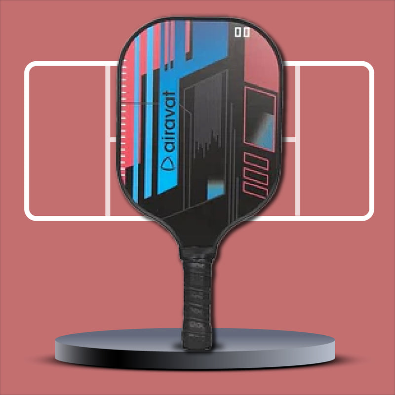 Load image into Gallery viewer, Airavat Bang PickleBall Paddle Set ( 2 Paddles + 2 Balls + 1 Bag /Assorted Colour) back
