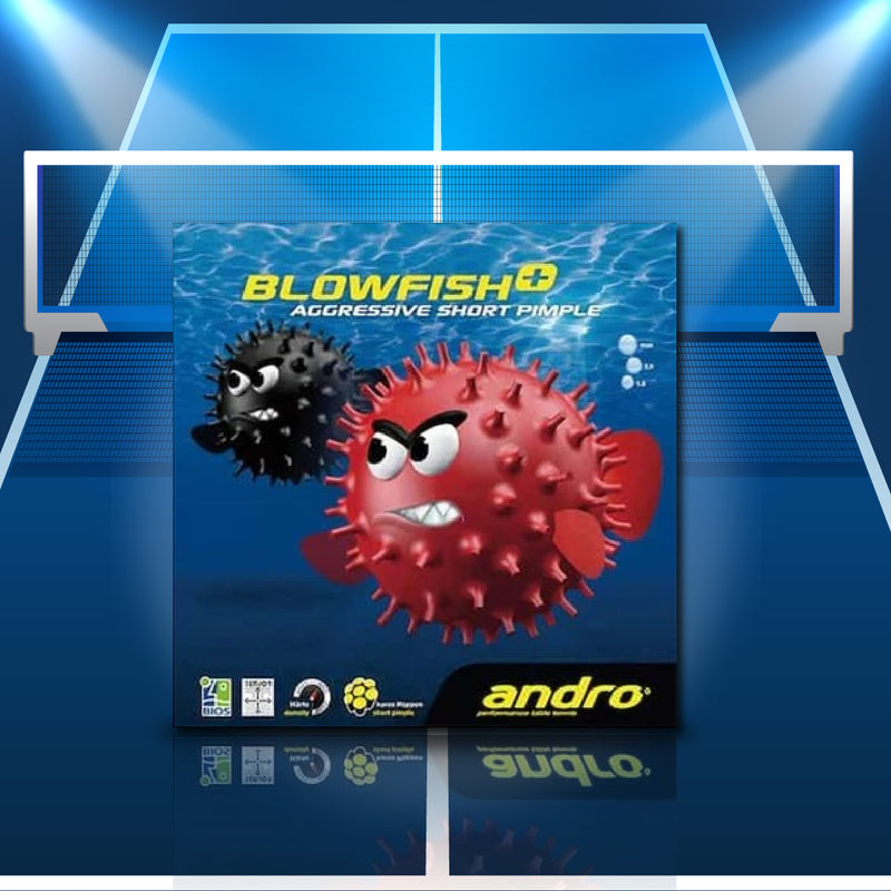 Load image into Gallery viewer, Andro Blowfish+ Table Tennis Rubber
