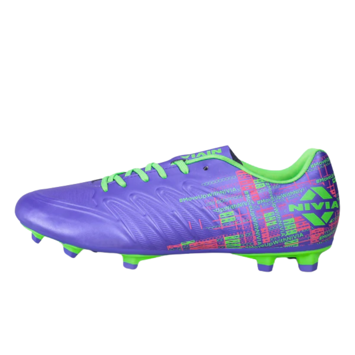 Nivia Purpel Football Shoes