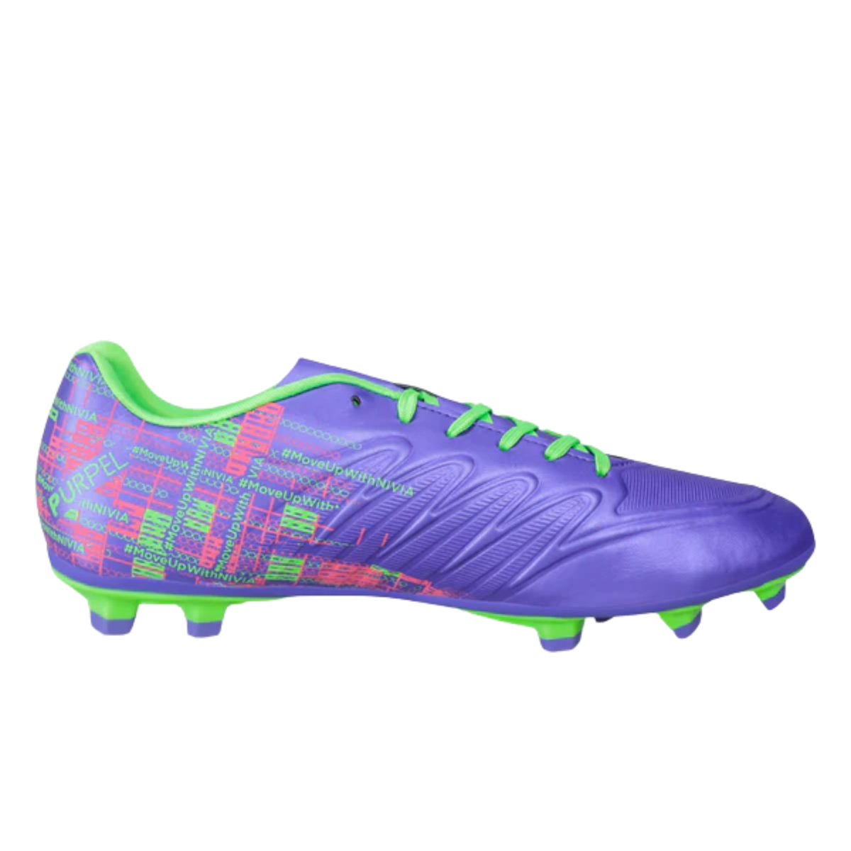 Nivia Purpel Football Shoes