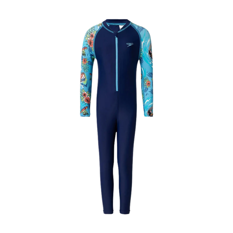 Load image into Gallery viewer, Speedo Tots End 10 All In One Suit Swimming Costume
