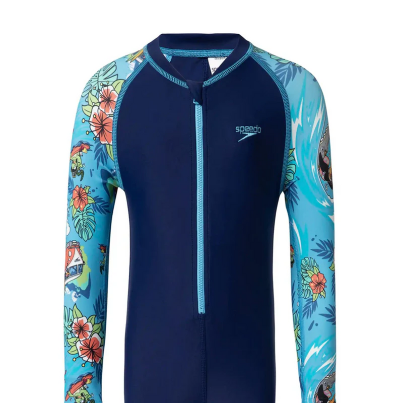 Load image into Gallery viewer, Speedo Tots End 10 All In One Suit Swimming Costume
