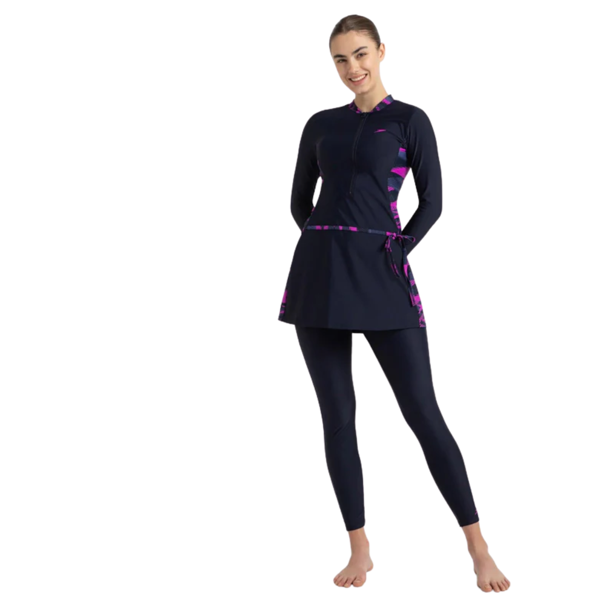 Speedo Women's Endurance 10 2 Piece Full Body Suit Swimming Costume