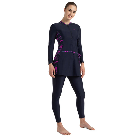 Speedo Women's Endurance 10 2 Piece Full Body Suit Swimming Costume
