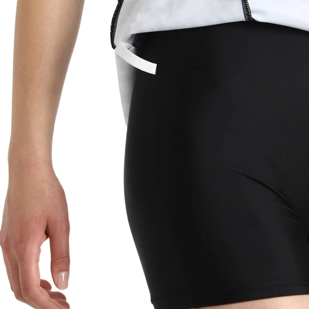 Speedo Allover Printed Closedback Swimdress With Boyleg Female Swimming Costume