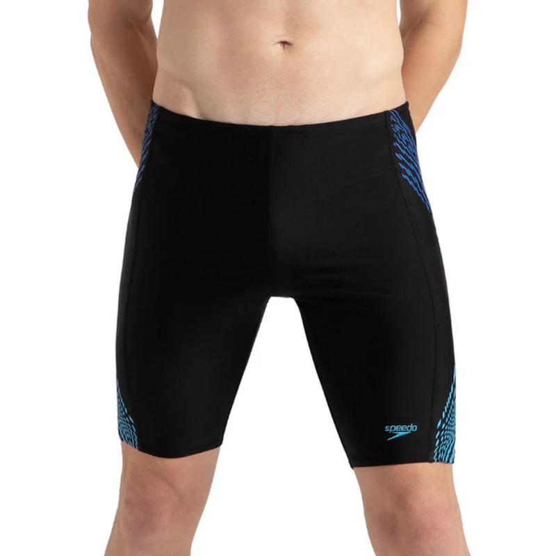 Load image into Gallery viewer, Speedo AM Tech Panel Jammer Male Swimming Costume
