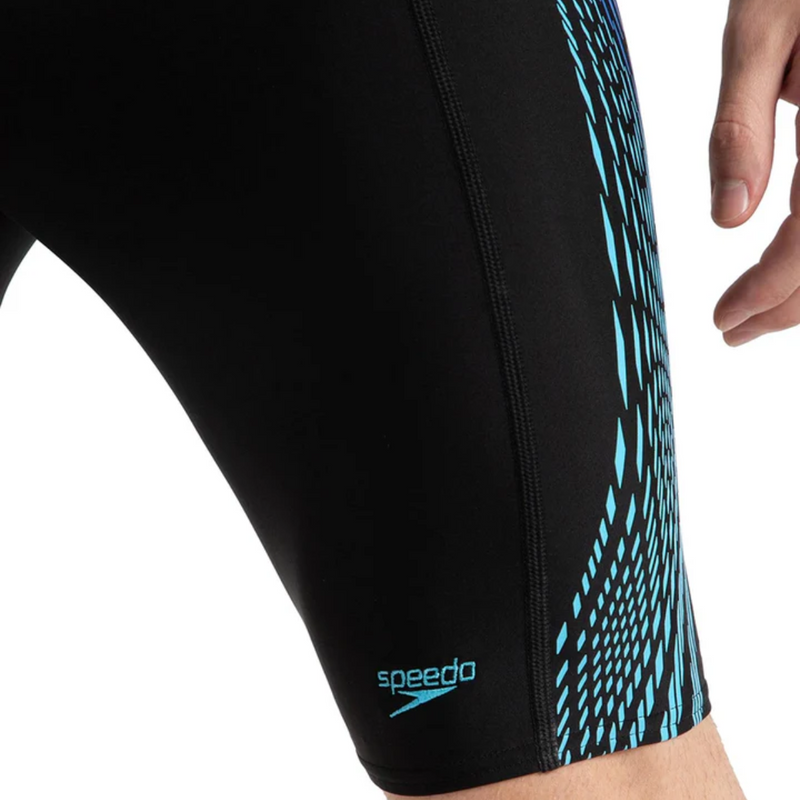 Load image into Gallery viewer, Speedo AM Tech Panel Jammer Male Swimming Costume
