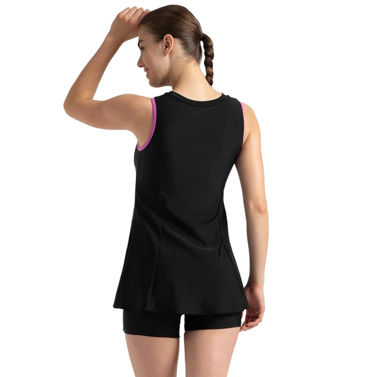 Speedo Closedback Swimdress With Boyleg Female Swimming Costume
