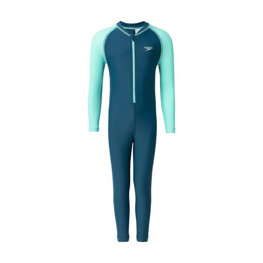 Speedo Colorblock Aop All In One Suit Female Swimming Costume