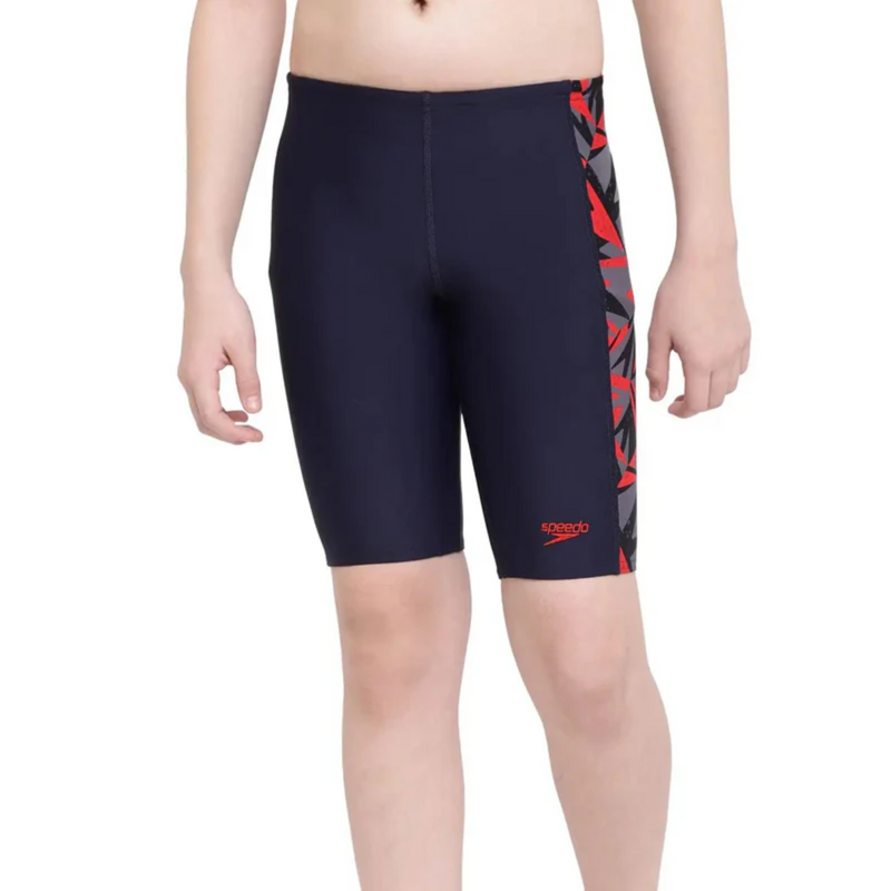 Load image into Gallery viewer, Speedo JM Hyp Boom Pnl Jammer Boys Swiming Costume
