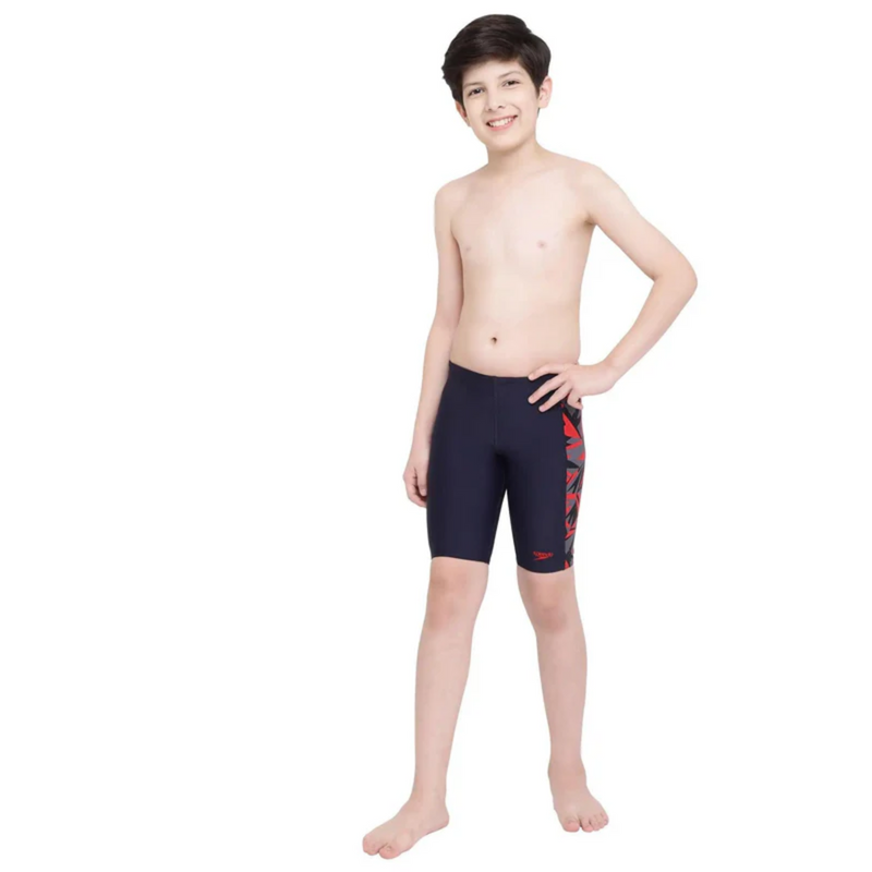 Load image into Gallery viewer, Speedo JM Hyp Boom Pnl Jammer Boys Swiming Costume
