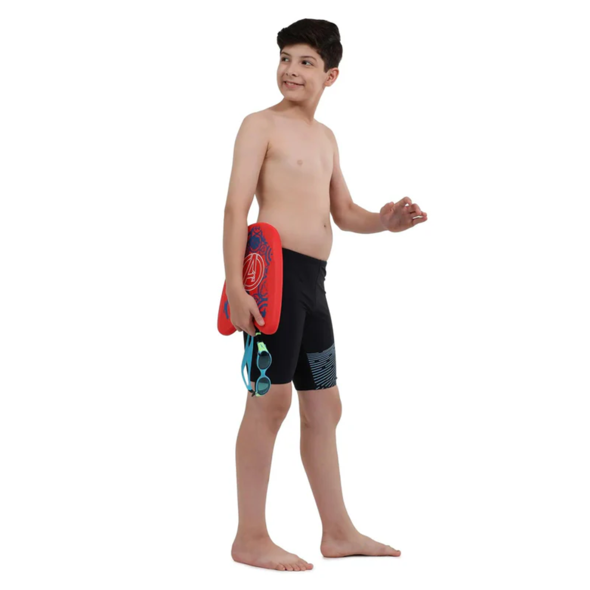 Speedo JM Medley Logo Jammer Boys Swimming Costume