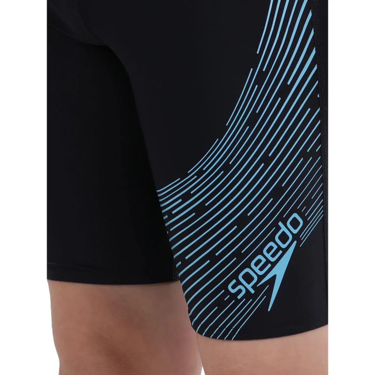 Speedo JM Medley Logo Jammer Boys Swimming Costume