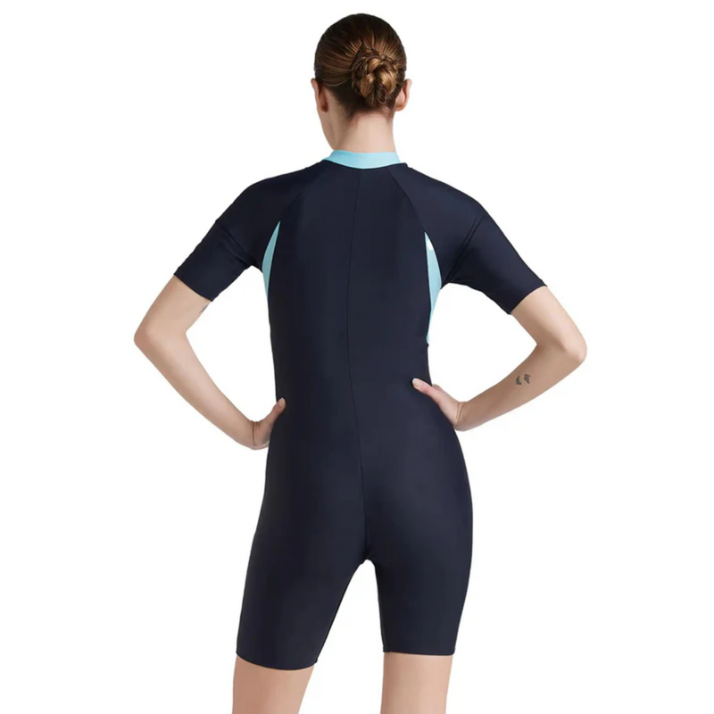 Load image into Gallery viewer, Speedo Women&#39;s Endurance Essential Panel Kneesuit Swimwear
