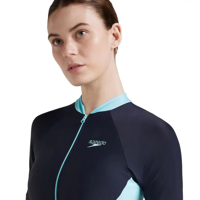 Load image into Gallery viewer, Speedo Women&#39;s Endurance Essential Panel Kneesuit Swimwear
