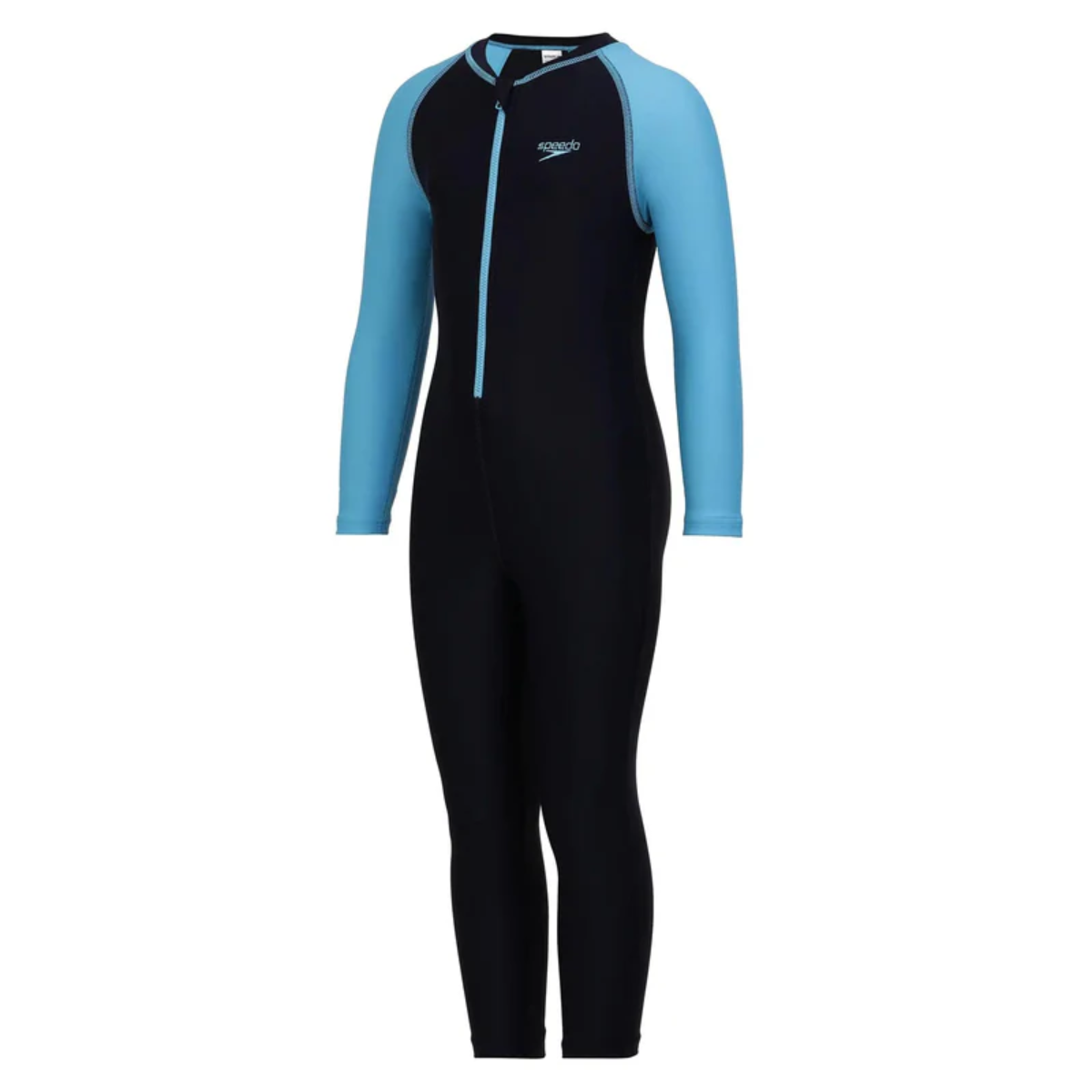 Speedo JF Colorblk All In 1 Suit Girls Swimming Costume