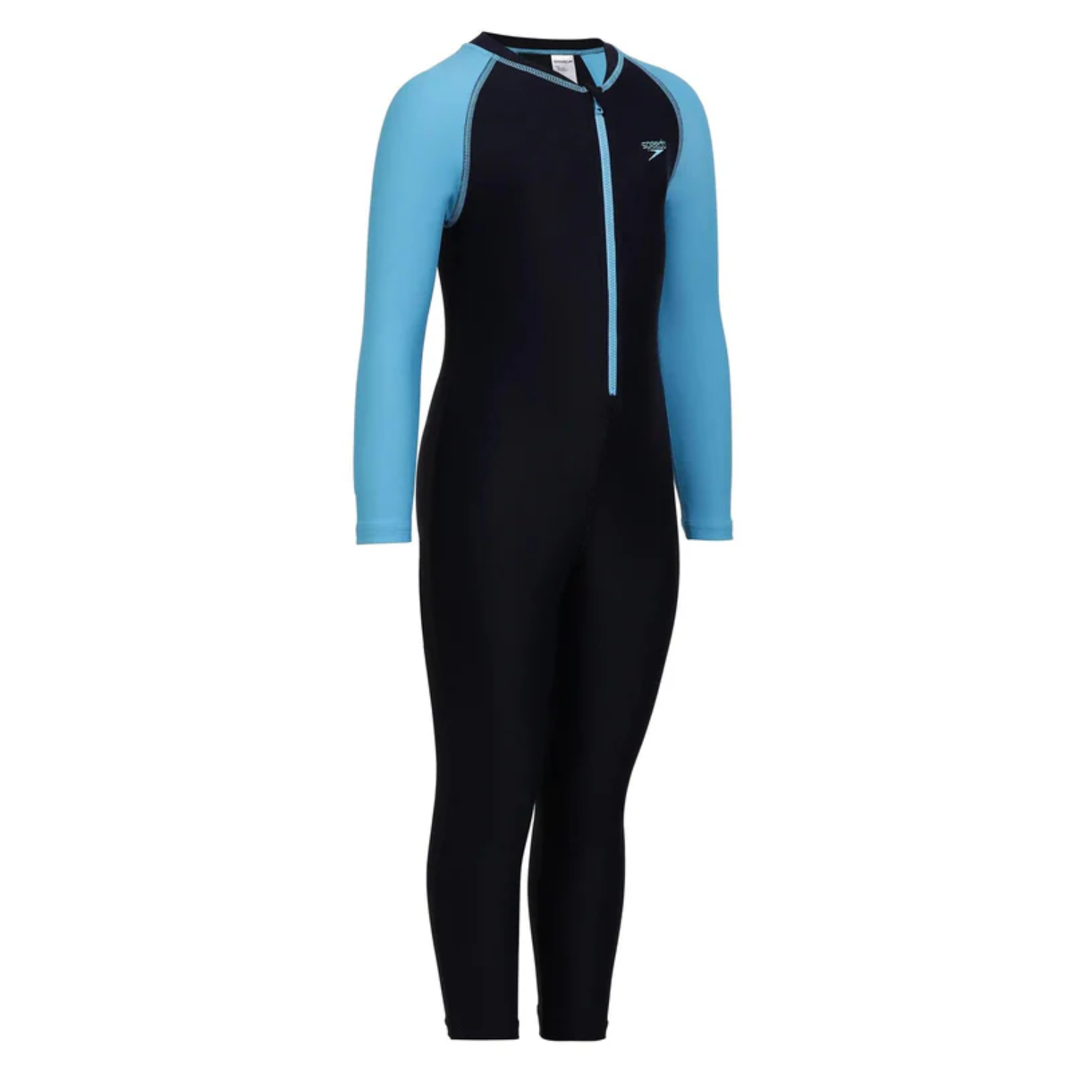 Speedo JF Colorblk All In 1 Suit Girls Swimming Costume