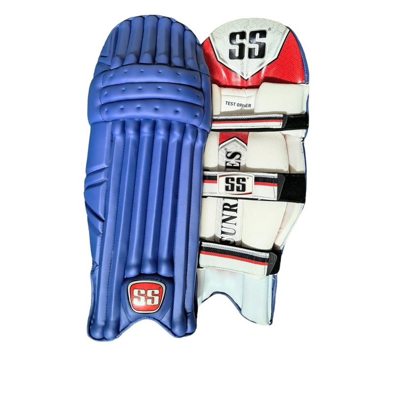 Load image into Gallery viewer, SS Test Opener Navy Color Cricket Batting Pads
