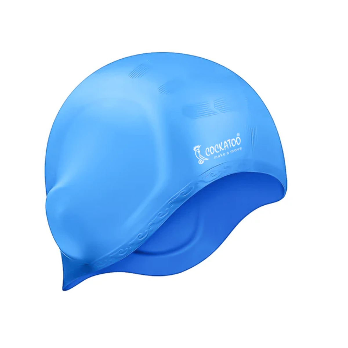 Cockatoo Long Swimming Cap