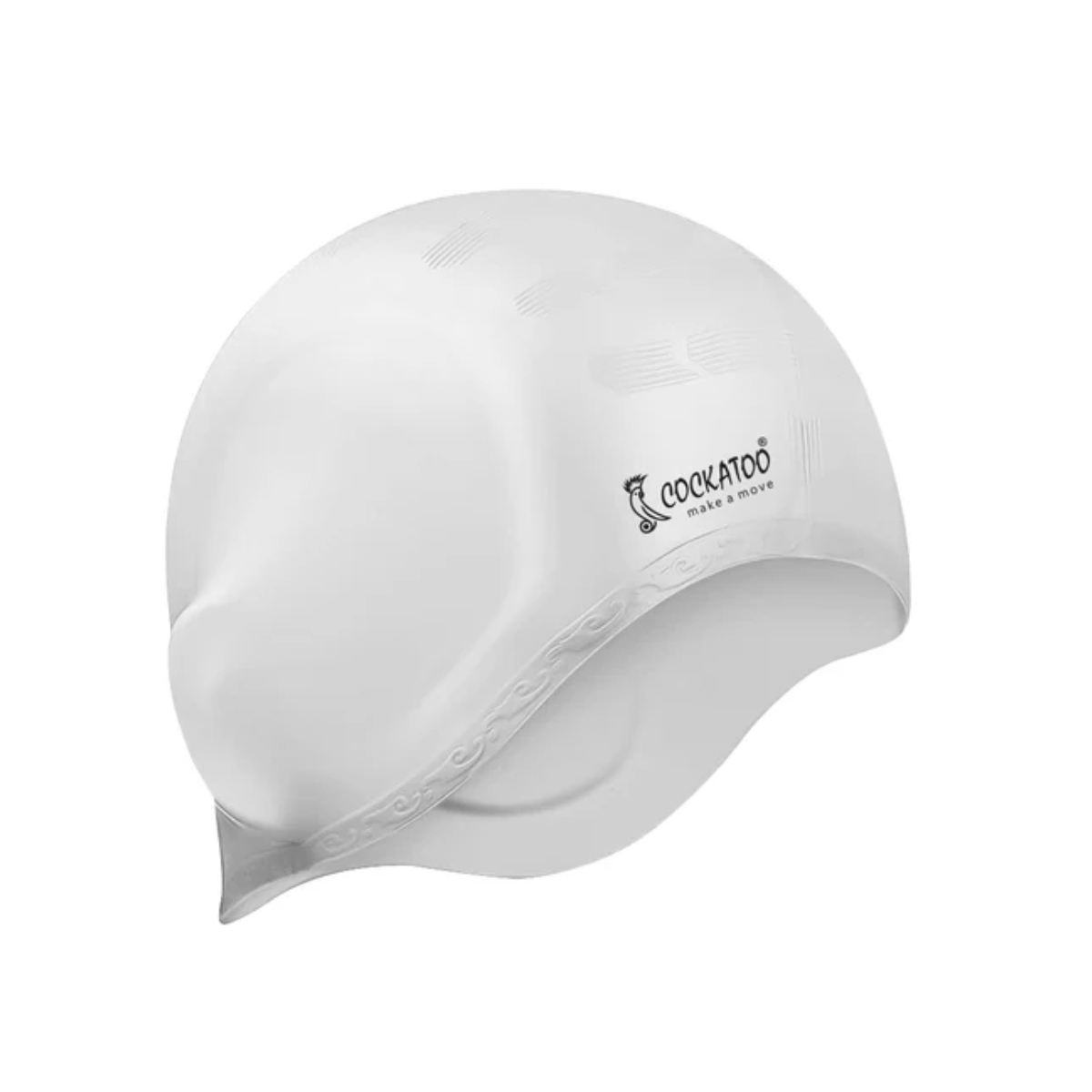 Cockatoo Long Swimming Cap