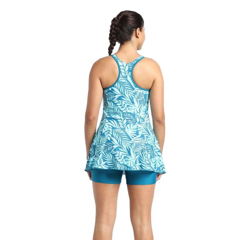 Load image into Gallery viewer, Speedo Allover Printed Swimdress With Boyleg Female Swimming Costume

