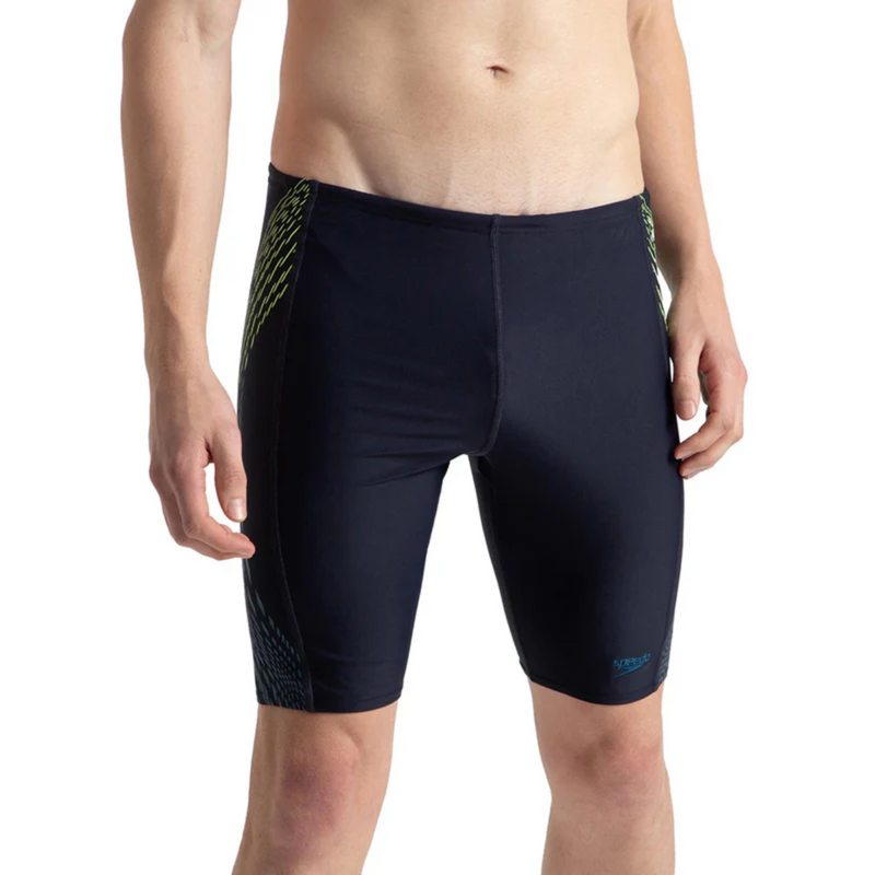 Load image into Gallery viewer, Speedo AM Tech Panel Jammer Male Swimming Costume
