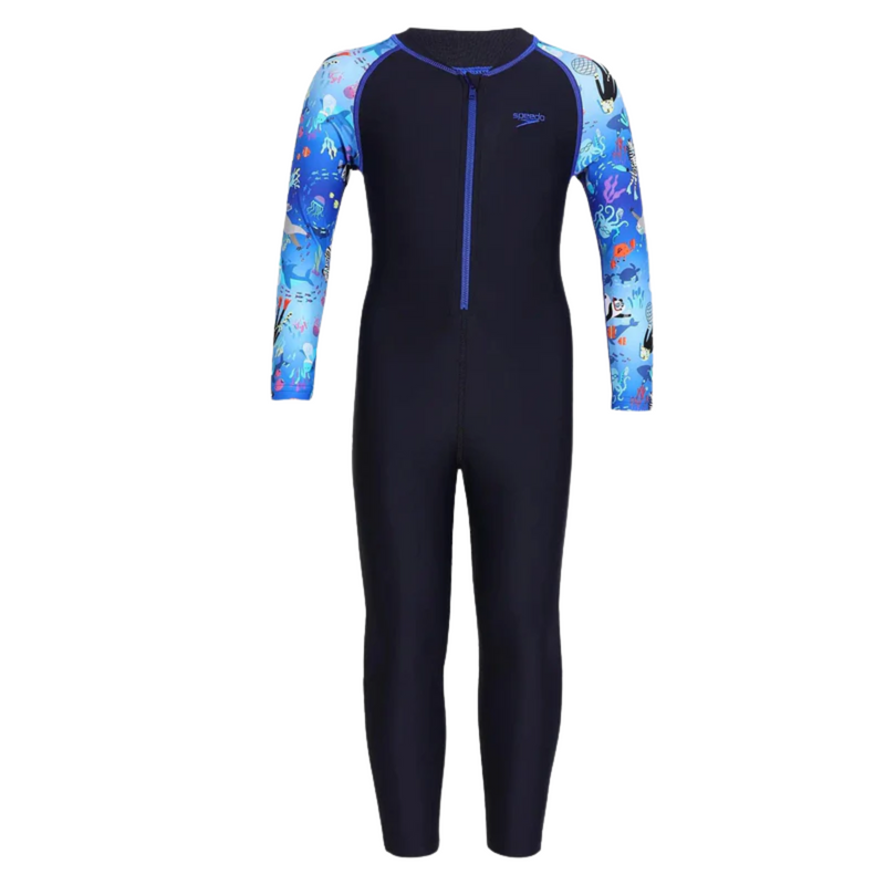 Load image into Gallery viewer, Speedo Colorblock Aop All In One Suit Female Swimming Costume

