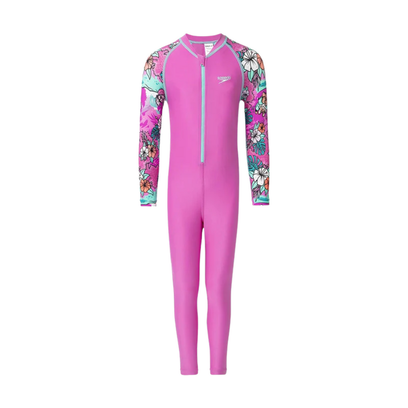 Load image into Gallery viewer, Speedo Colorblock Aop All In One Suit Female Swimming Costume
