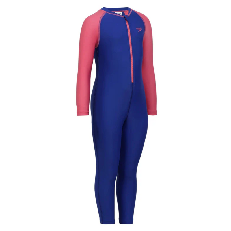 Load image into Gallery viewer, Speedo JF Colorblk All In 1 Suit Girls Swimming Costume
