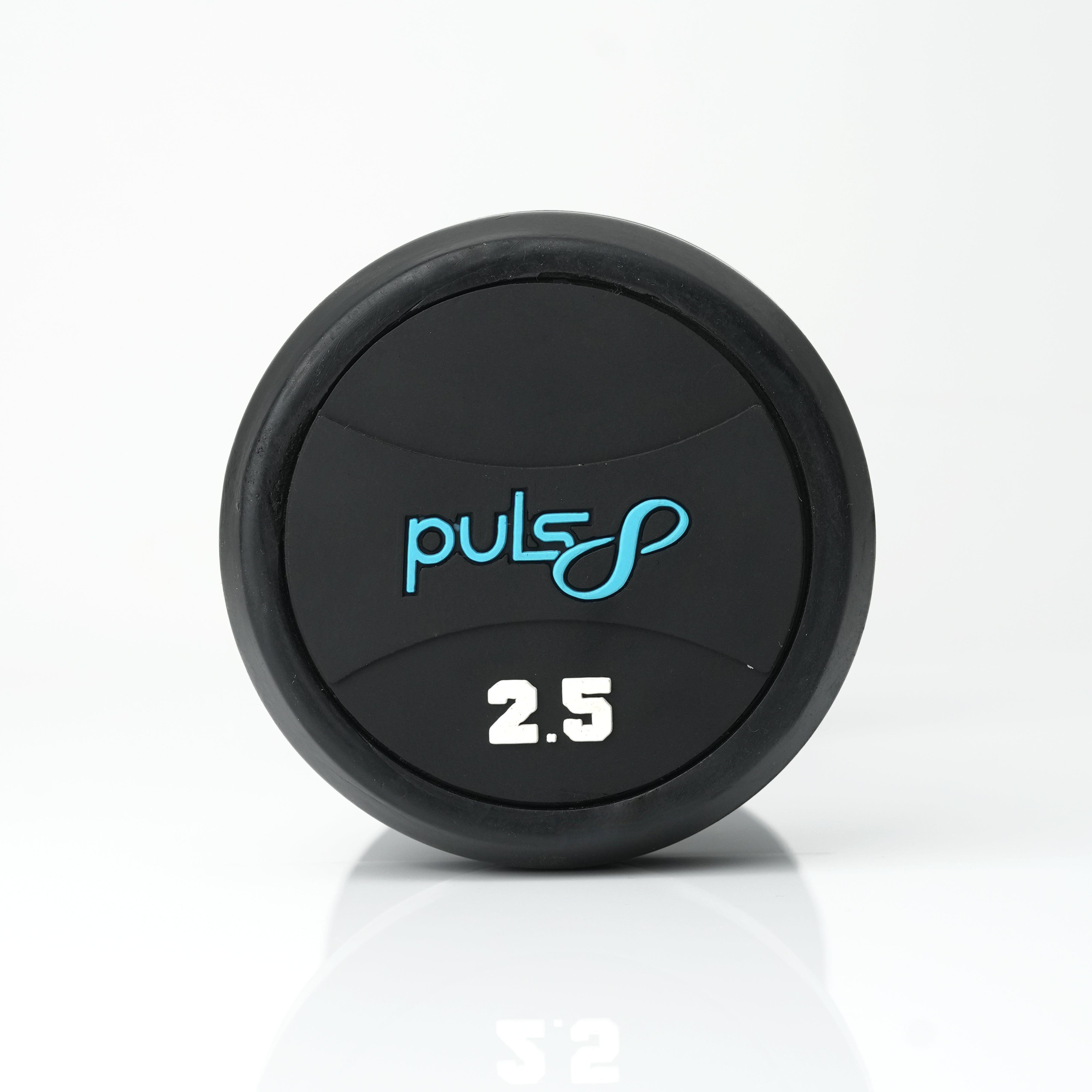 Puls8 Round Rubber Coated Dumbbell (SINGLE DUBMELL)