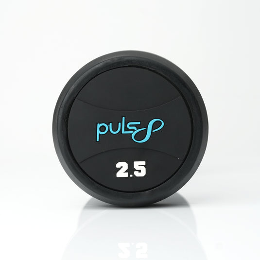 Puls8 Round Rubber Coated Dumbbell (Single)
