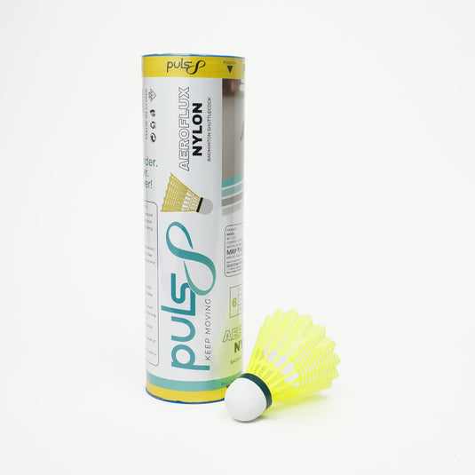 Puls8 Aeroflux Nylon Badminton Shuttlecock
