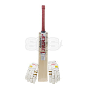 MRF Genius King & Gloves  English Willow Cricket Bat