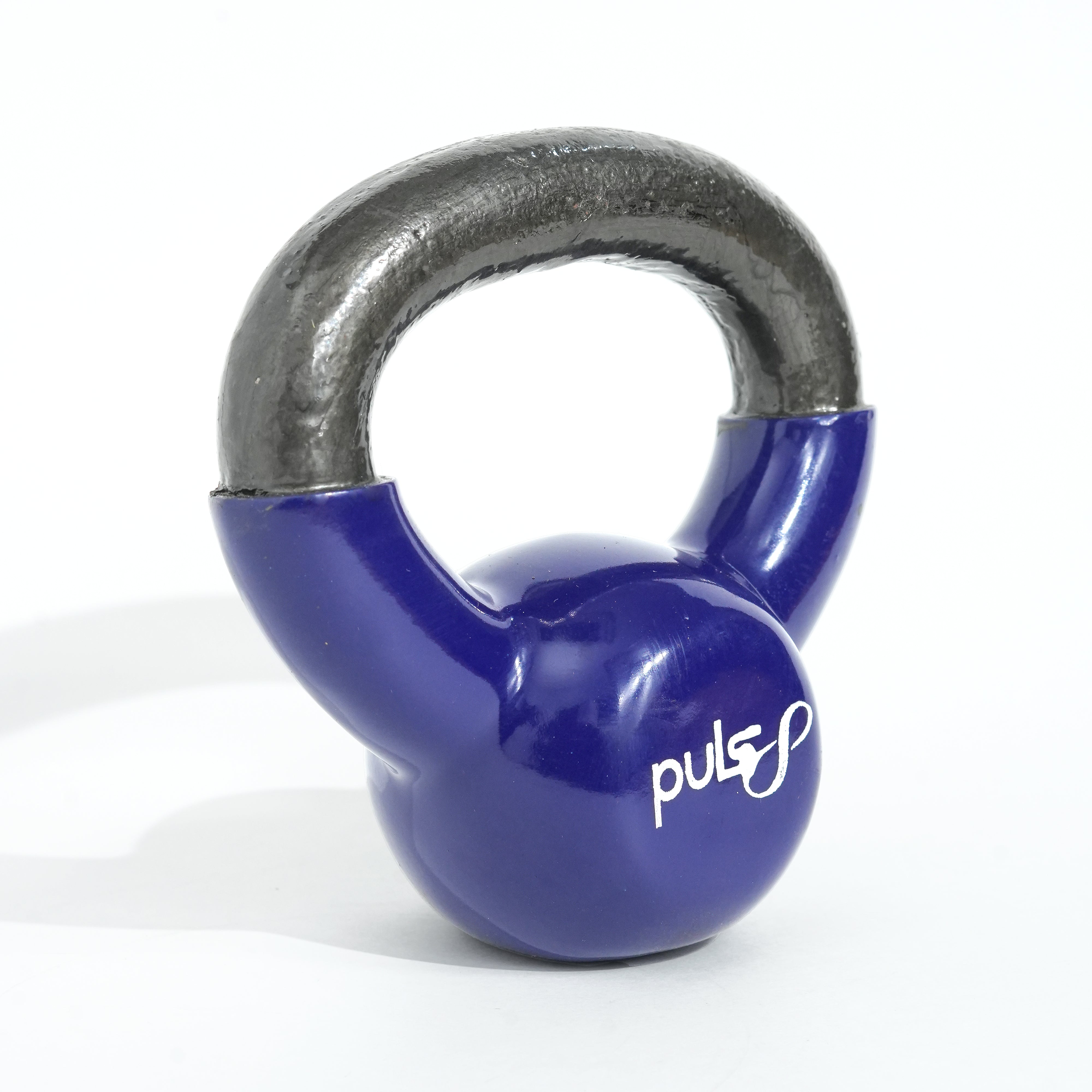 Puls8 Free Weight Vinyl Kettlebell (Single)