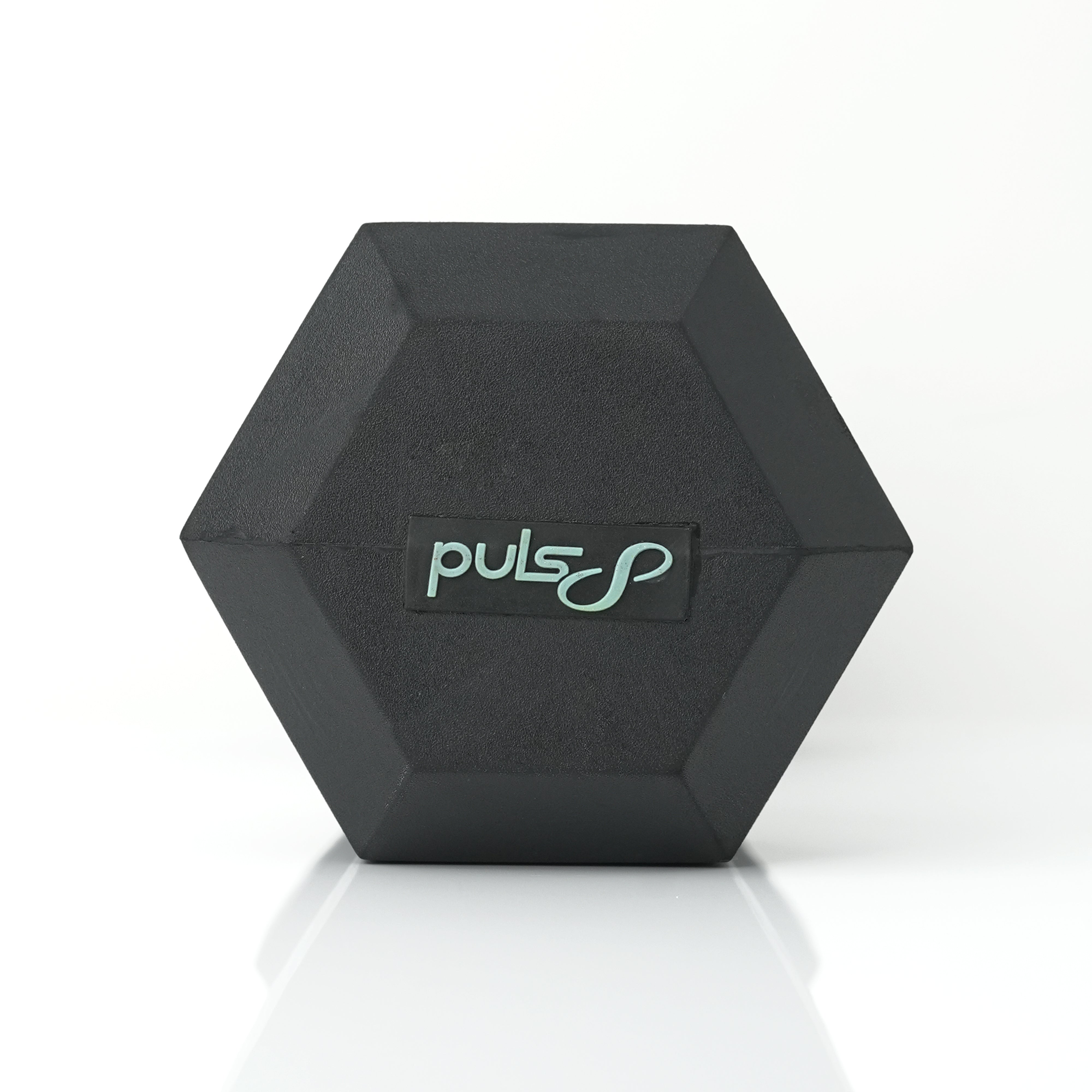 Puls8 Hex Rubber Coated Dumbbell (Single Dumbell)