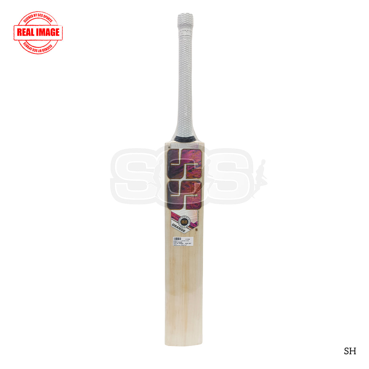 SS Orange English Willow Cricket Bat