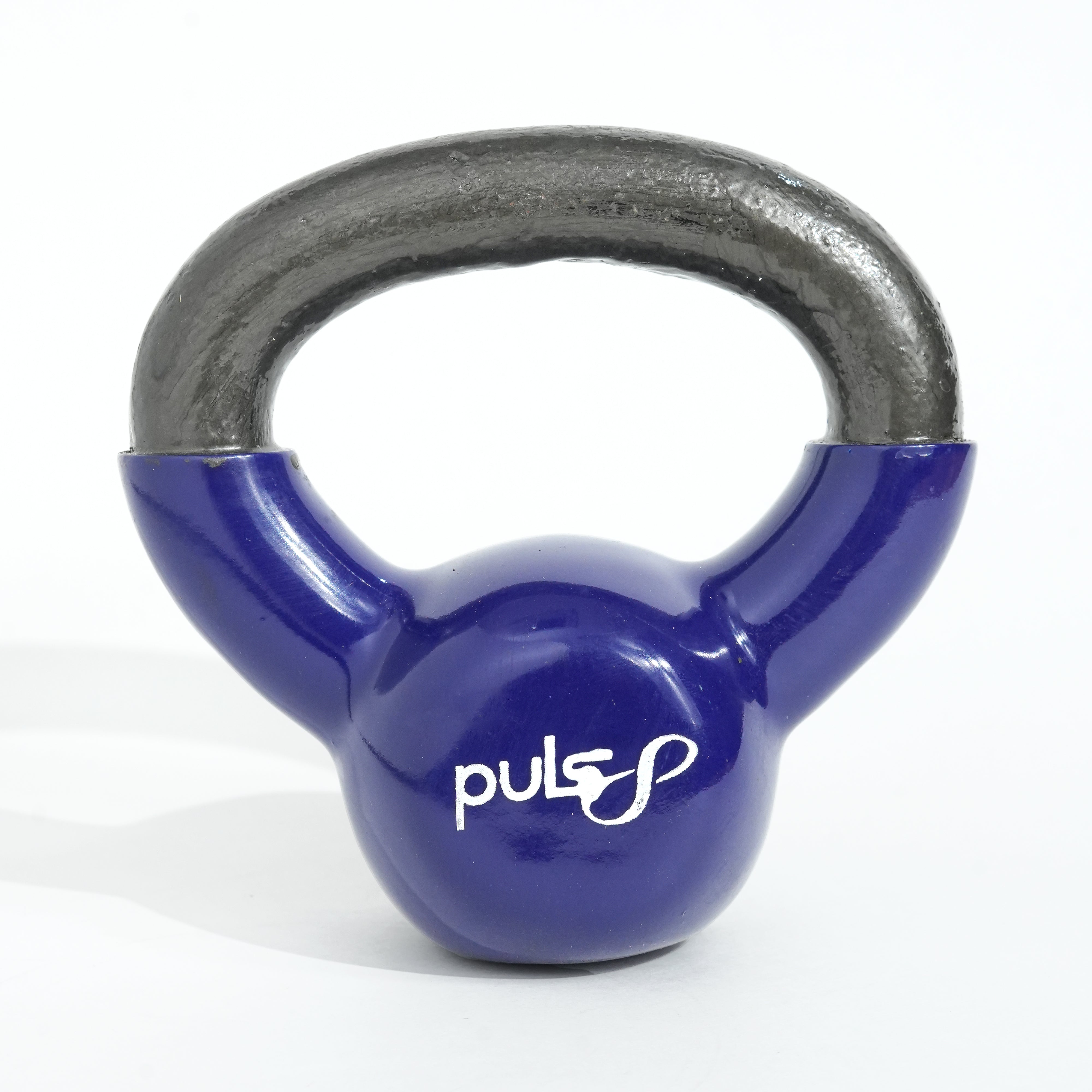 Puls8 Free Weight Vinyl Kettlebell (Single)