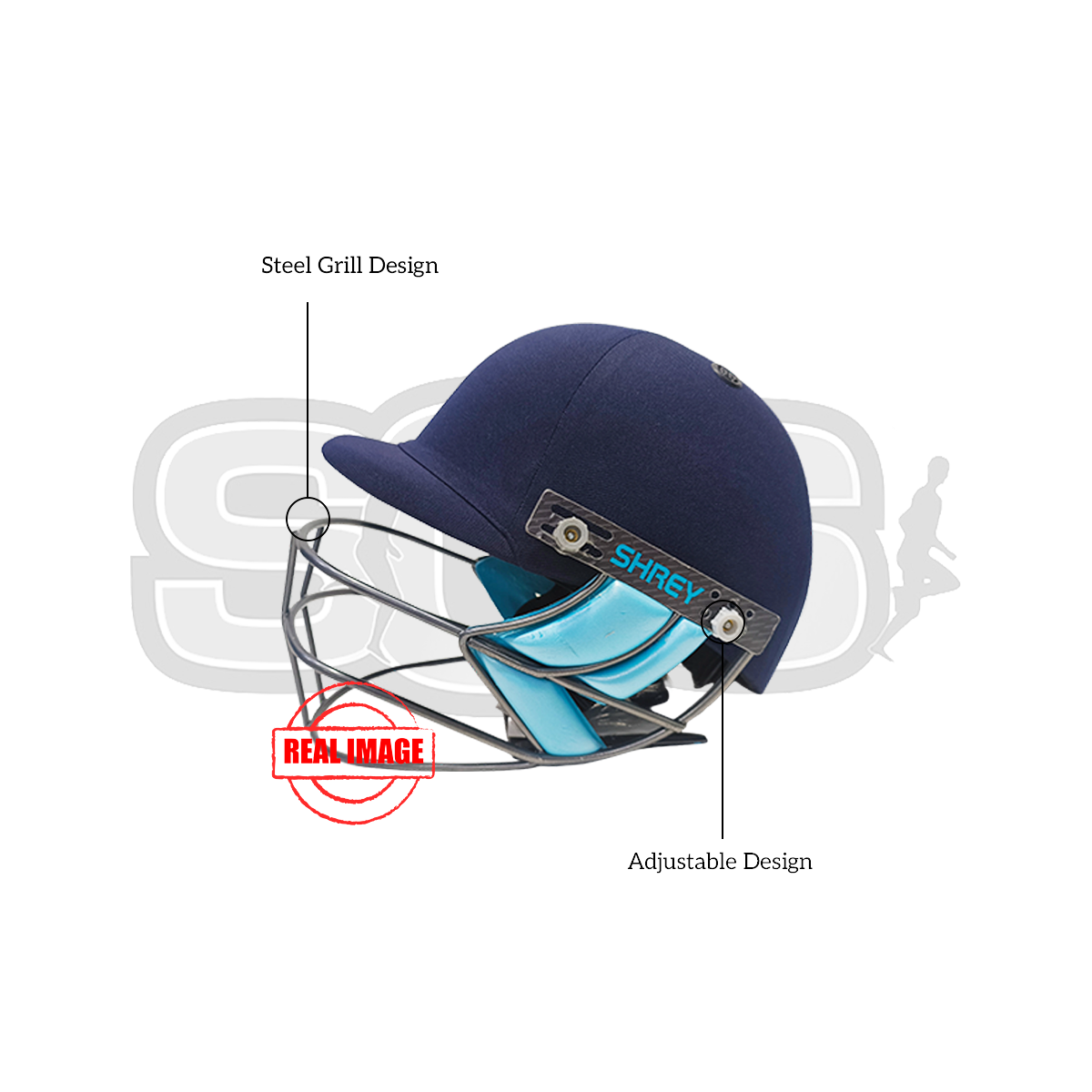 Shrey Prime Steel Cricket Helmet