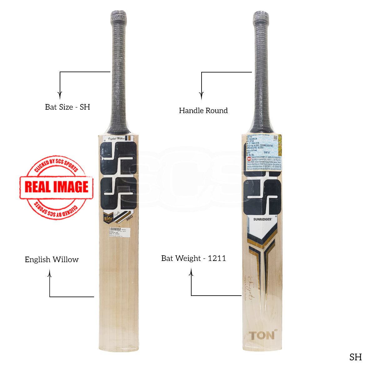 SS Sky 360 English Willow Cricket Bat