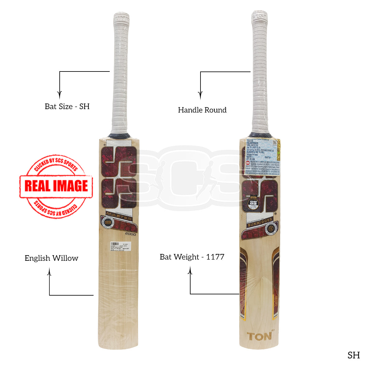 SS Master 2000 English Willow Cricket Bat