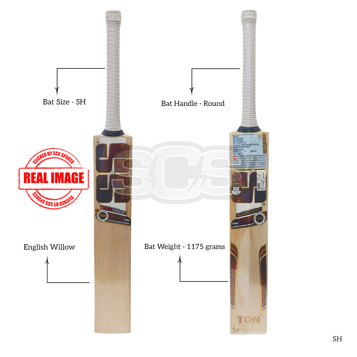 SS Nitish Reddy English Willow Cricket Bat