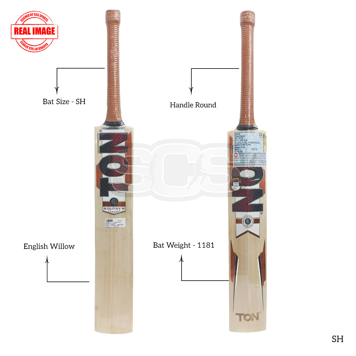 SS Ton Gutsy English Willow Cricket Bat