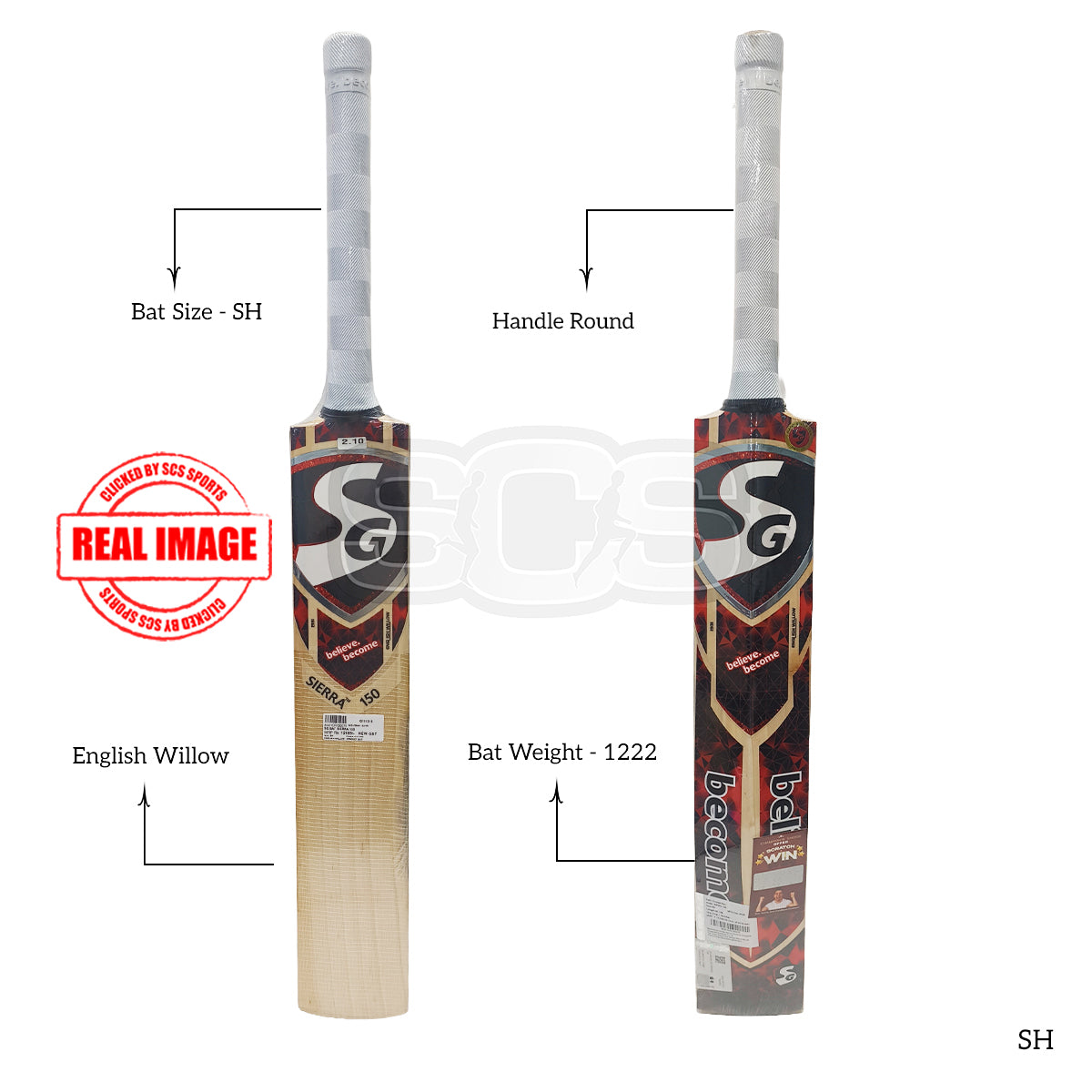 SG Sierra 150 English Willow Cricket Bat