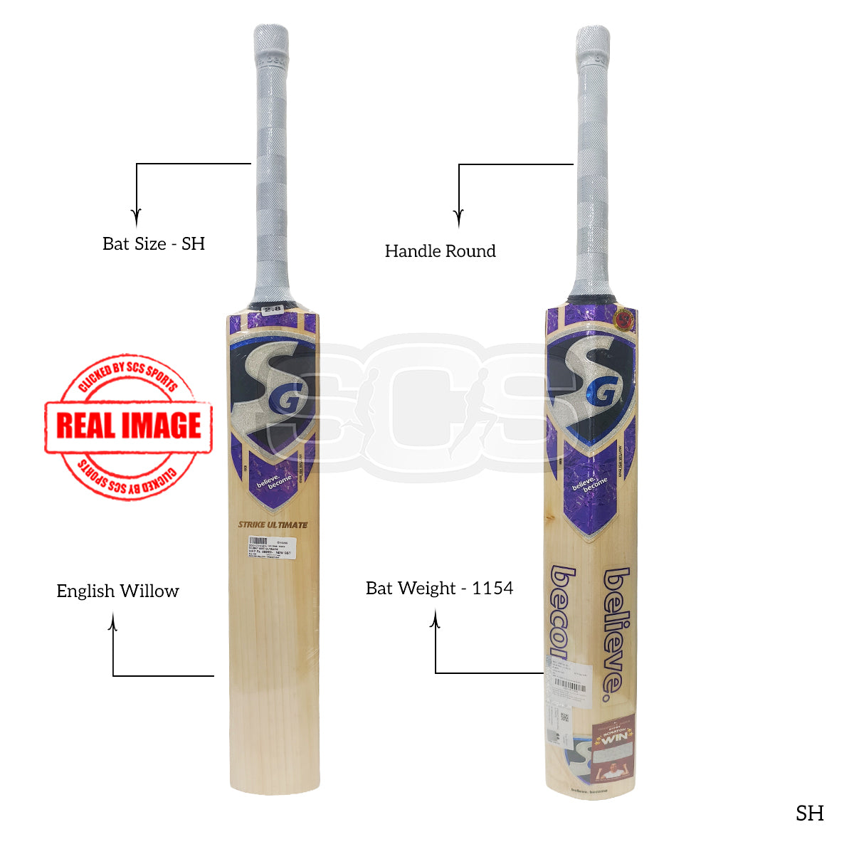SG Strike Ultimate English Willow Cricket Bat