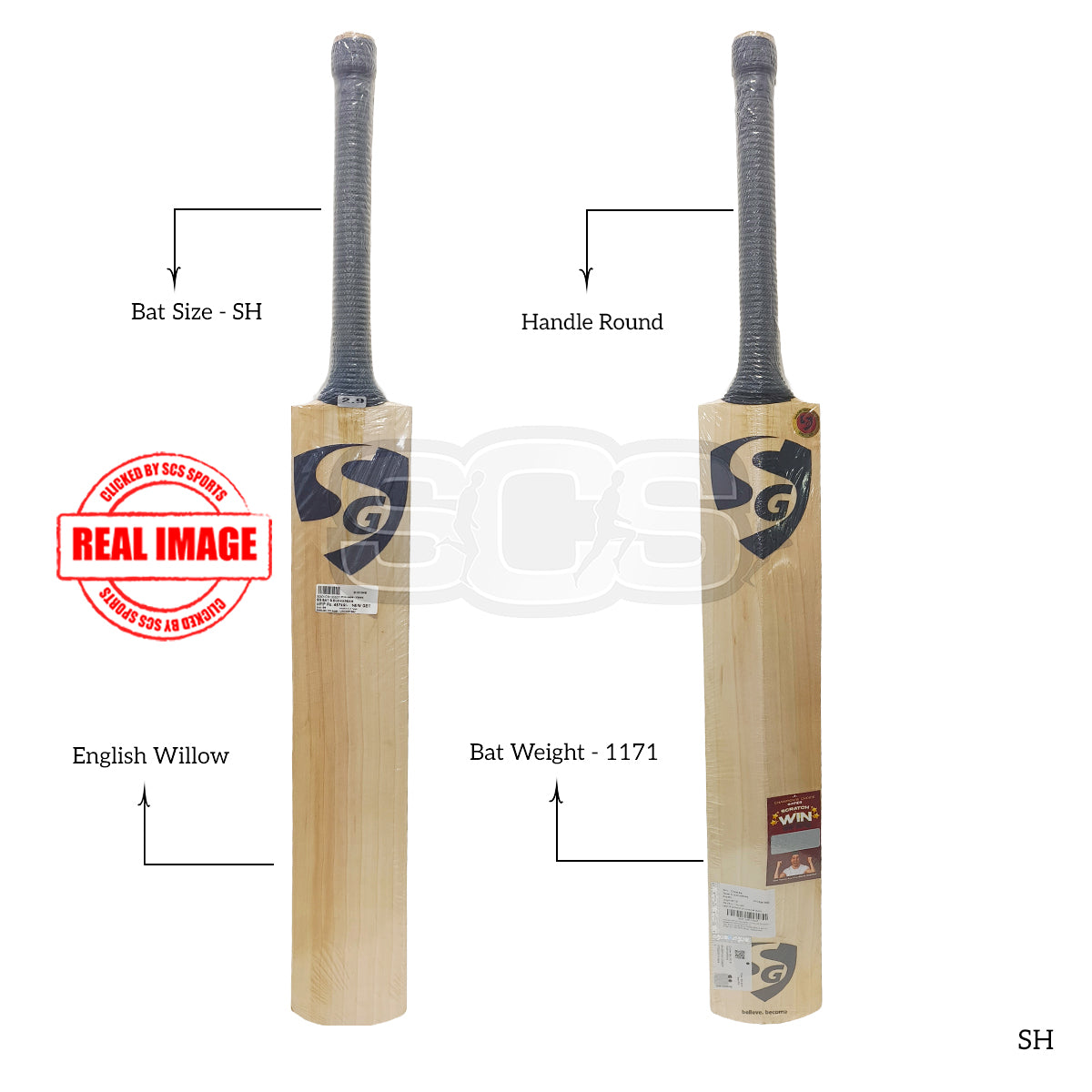 SG S.Sudharsan English Willow Cricket Bat