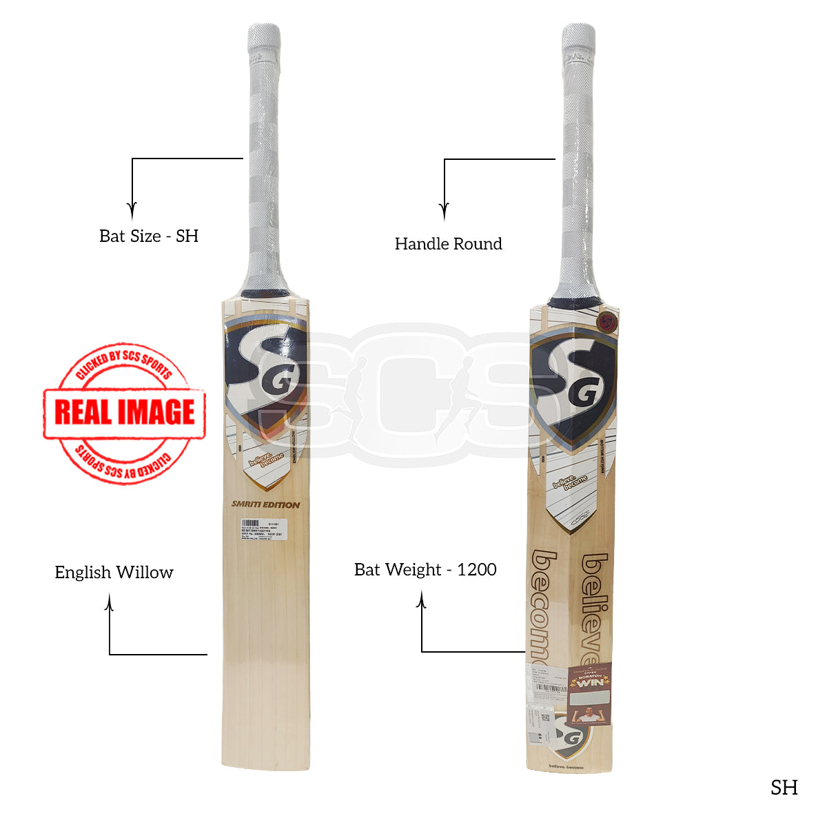 SG Smriti Edition English Willow Cricket Bat