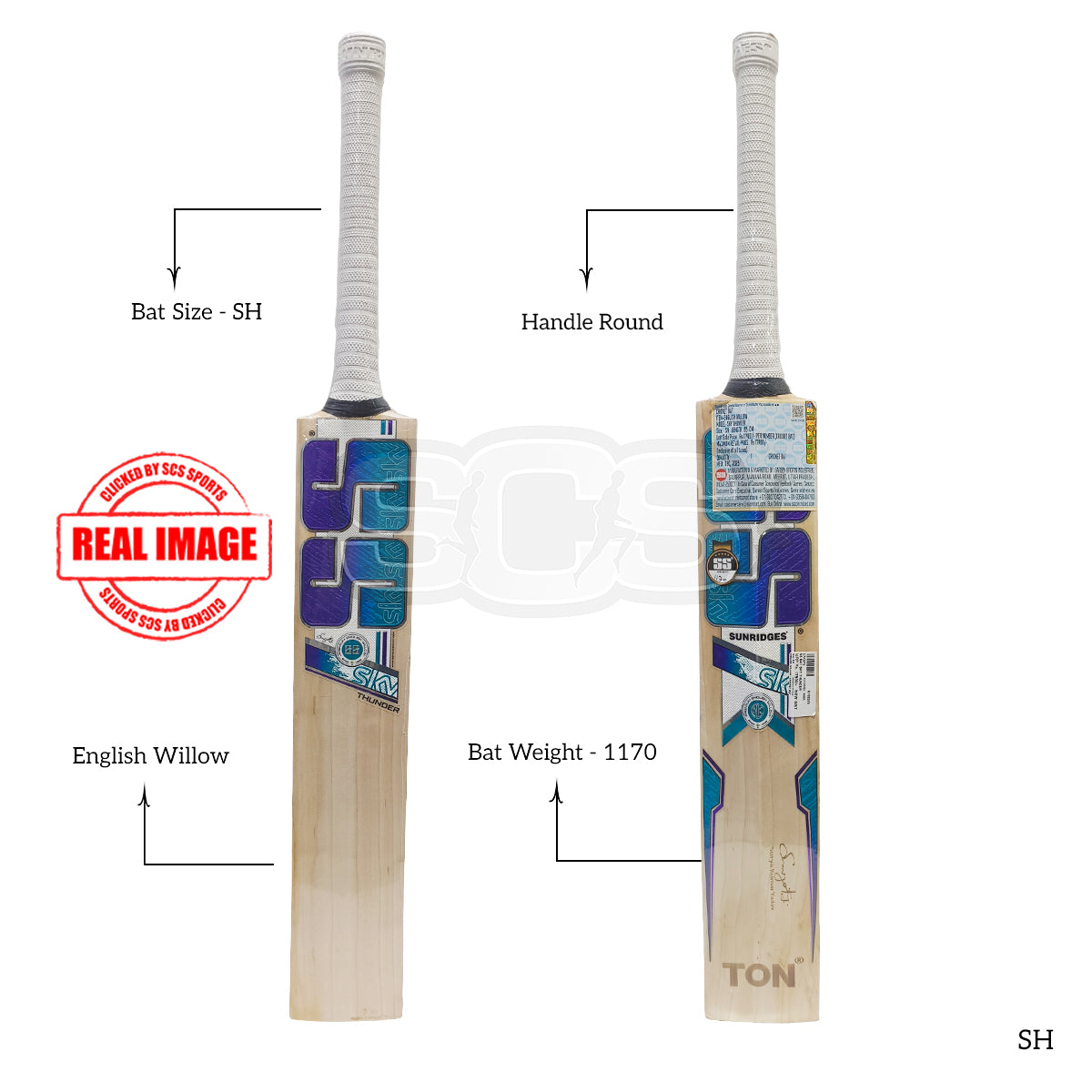 SS Sky Thunder English Willow Cricket Bat