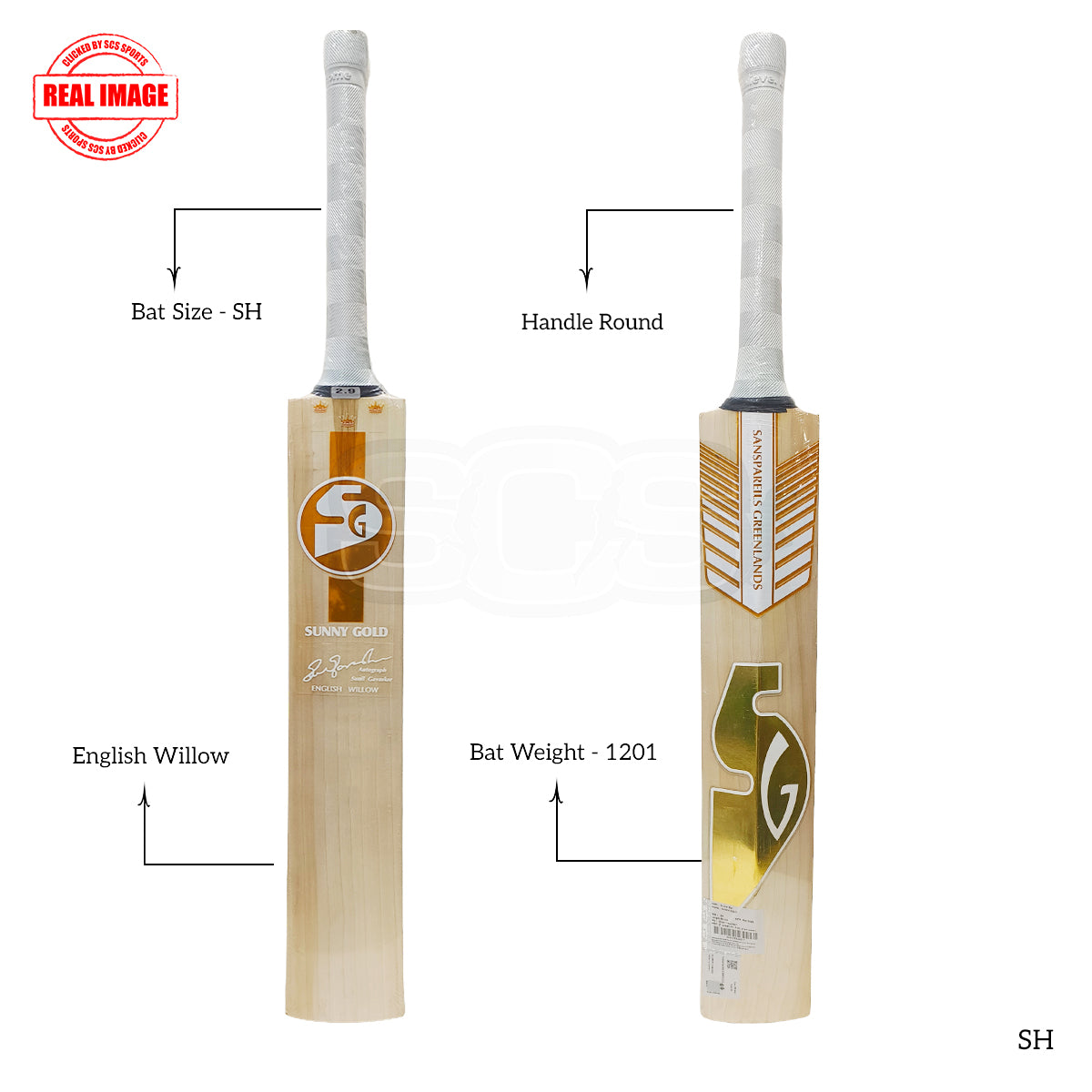 SG Sunny Gold English Willow Cricket Bat