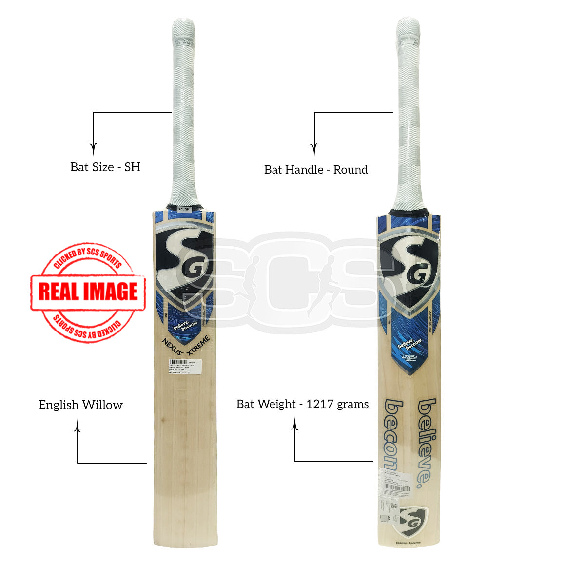 SG Nexus Xtreme English Willow Cricket Bat