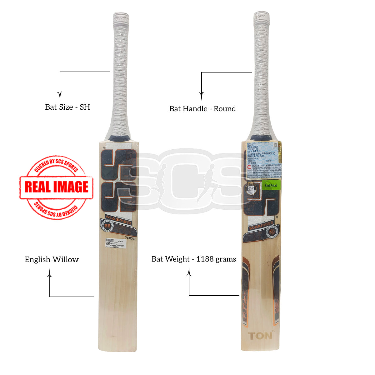 SS Master 7000 English Willow Cricket Bat